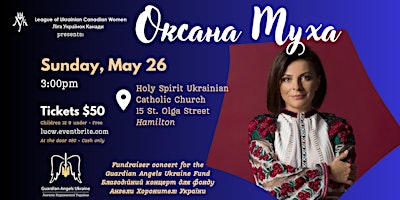 Imagem principal do evento Oksana Mukha | Hamilton | May 26