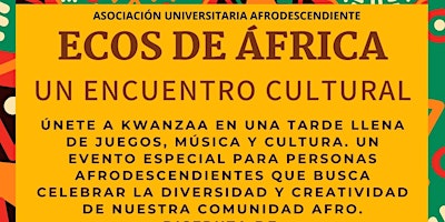 Imagen principal de ECOS DE ÁFRICA: Un encuentro cultural.