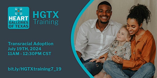 Imagen principal de HGTX Professional Training: Transracial Adoption
