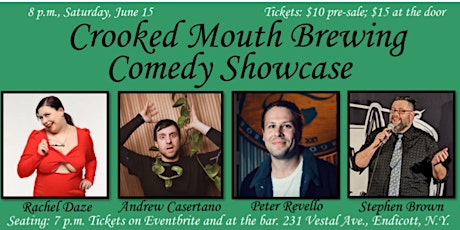 Peter Revello headlines Crooked Mouth Brewing