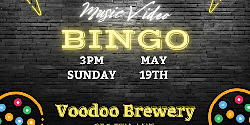 Music Video Bingo @ Voodoo Brewing (New Kensington) primary image