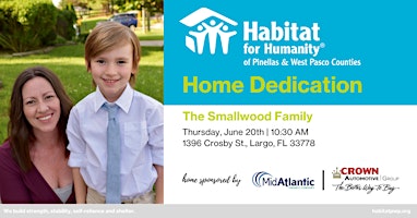 The Smallwood Family Home Dedication primary image