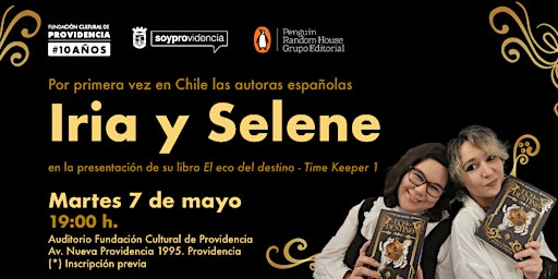 Imagem principal do evento Por primera vez en Chile Iria y Selene