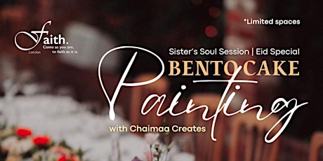 Sister's Soul Session Eid Special: Bento Cake Painting