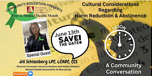 Cultural Considerations Concerning Harm Reduction & Abstinence primary image