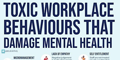 Image principale de 2024 Summer Conference - Workplace Toxicity & Mental Health