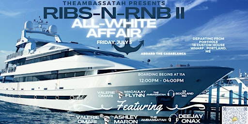 Imagem principal do evento Ribs-N-RnB II: All White Affair Cruise