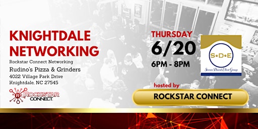 Imagem principal do evento Free Knightdale Networking powered by Rockstar Connect (June, NC)