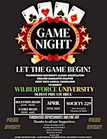 Imagen principal de Wilberforce University Game Night Fundraiser