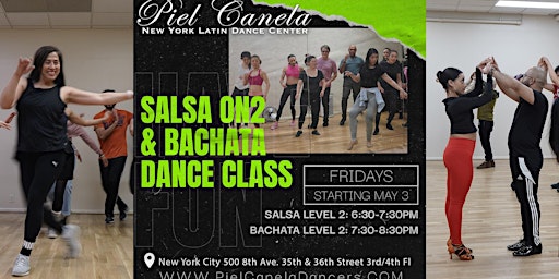 Image principale de Salsa On2 Dance Class,  Level 2  Advanced-Beginner