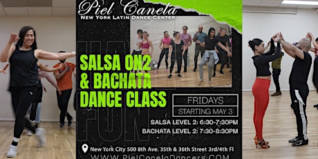 Salsa On2 Dance Class,  Level 2  Advanced-Beginner