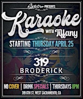 Primaire afbeelding van Karaoke Thursdays at 319 Broderick
