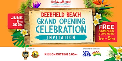 Immagine principale di Golden Krust Deerfield Beach Grand Opening Celebration 