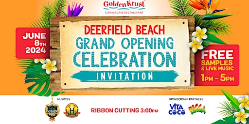Primaire afbeelding van Golden Krust Deerfield Beach Grand Opening Celebration