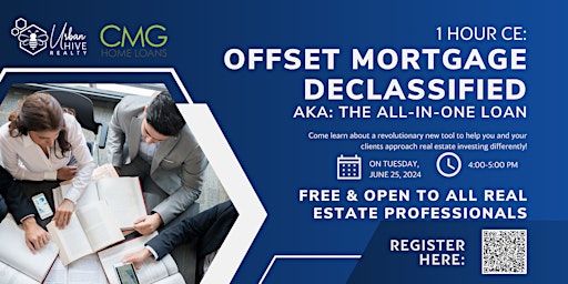 Imagem principal do evento 1 Hour CE: Offset Mortgage Declassified