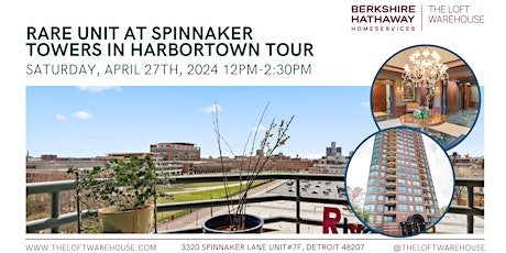 Rare Unit at Spinnaker Towers in Harbortown Tour 4/27 primary image