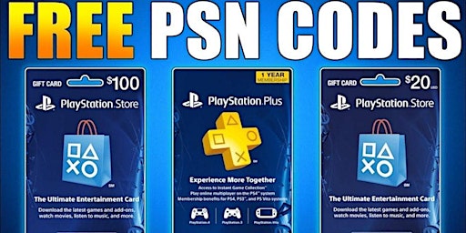 Unlimited }}}+psn codes Free PSN Codes 2024 - free playstation plus ps4 gift card primary image