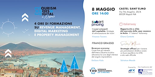 Imagem principal do evento Tourism Goes Digital @Castel Sant'Elmo