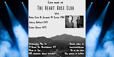 Hauptbild für Live Music @ The Heart Rose Club!