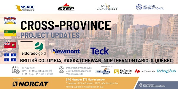 BC, SK, ON & QC - Cross-Province Project Update and Meet & Greet