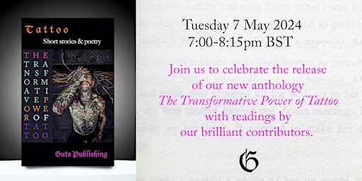 Primaire afbeelding van Tattoo Book Launch - Short story & poetry readings - Guts Publishing