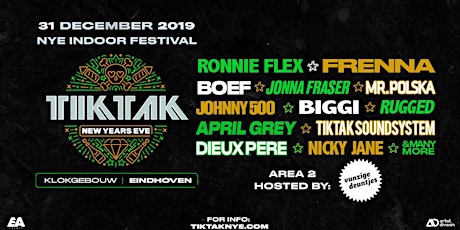 Primaire afbeelding van TIKTAK NEW YEARS EVE 2019 | EINDHOVEN