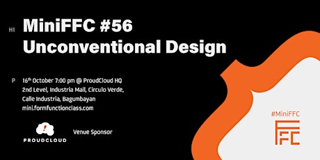 MiniFFC #56: Unconventional Design primary image