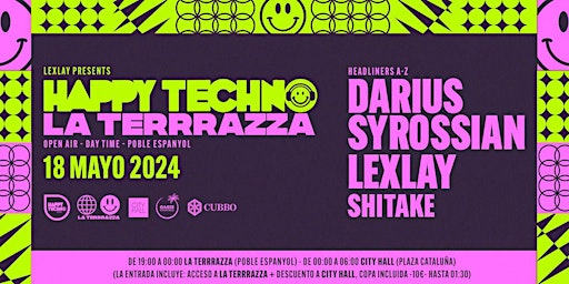 HappyTechno Open Air / Daytime with Darius Syrossian, Lexlay primary image