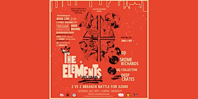 Image principale de 3rd annual “ELEMENTS” Hip-hop event