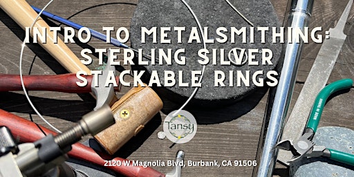 Imagem principal do evento Intro to Metalsmithing: Sterling Silver Stackable Rings