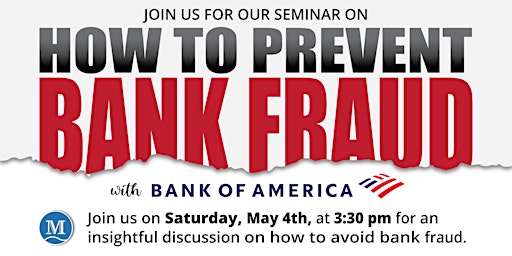 Hauptbild für Seminar On How To Prevent Bank Fraud At The Mansions at Gwinnett Park