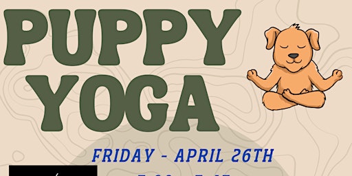 Imagem principal do evento Puppy Yoga at CNY SPCA