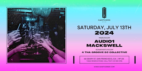 Audio1, Mackswell + 4 Tha Groove DJ Collective primary image