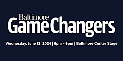 Imagem principal do evento Baltimore GameChangers