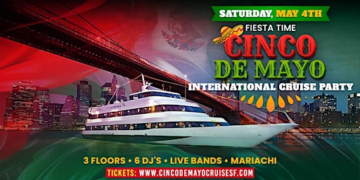 Imagem principal do evento Fiesta • 5 de Mayo Cruise Party celebration