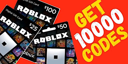 Imagen principal de Roblox PROMO CODES 2024 FREE Unused Roblox Gift Card Codes 2024