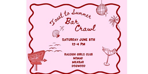 Primaire afbeelding van Raleigh Girls Club Bar Crawl x Nomad x Milk Bar x Dogwood