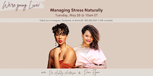 Imagen principal de Free Masterclass: Managing Stress Naturally