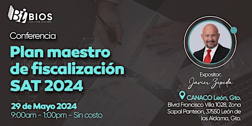 Immagine principale di Plan Maestro de Fiscalización SAT 2024 (GTO) 