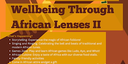 Hauptbild für Wellbeing through African Lenses