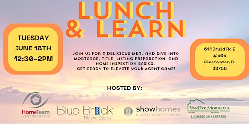 Primaire afbeelding van Real Estate Essentials Lunch & Learn!