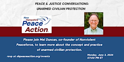 Immagine principale di Peace and Justice Conversations: Unarmed Civilian Protection 