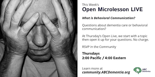 Imagen principal de ABC Dementia Open Microlesson LIVE