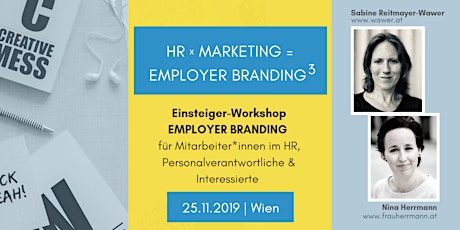 Hauptbild für HR x Marketing = Employer Branding³