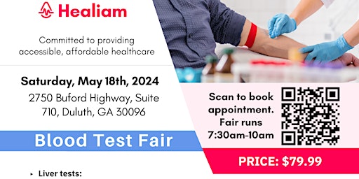 Blood Testing Health Fair: Duluth primary image
