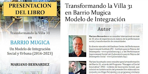 Hauptbild für Presentación del Libro: La Transformación de la Villa 31 en Barrio Mugica