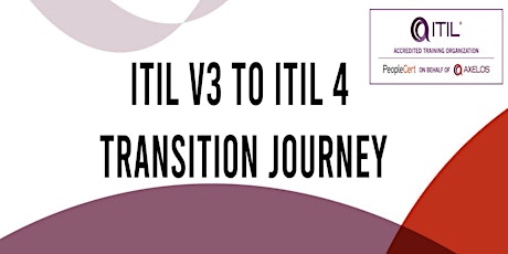 ITIL v3 to ITIL 4 Transition Journey primary image