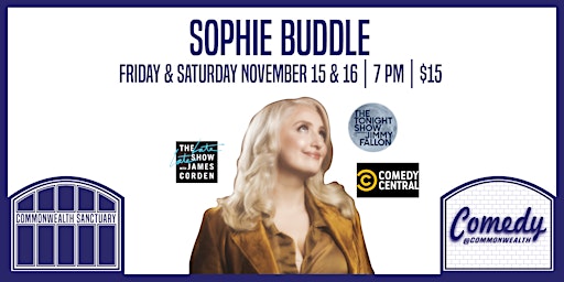 Comedy @ Commonwealth Presents: SOPHIE BUDDLE