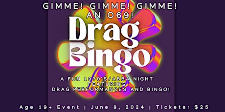70's Pride Disco - Drag Queen Bingo