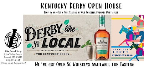 ABV Barrel Shop: Kentucky Derby Day Open House (No Ticket Needed)